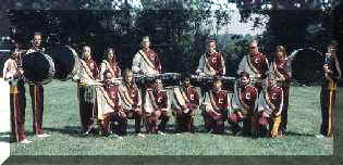 The California High School Marching Band Drum-Line, from 95, entertained everyone, and was the last line I taught from that school in the 90's!  